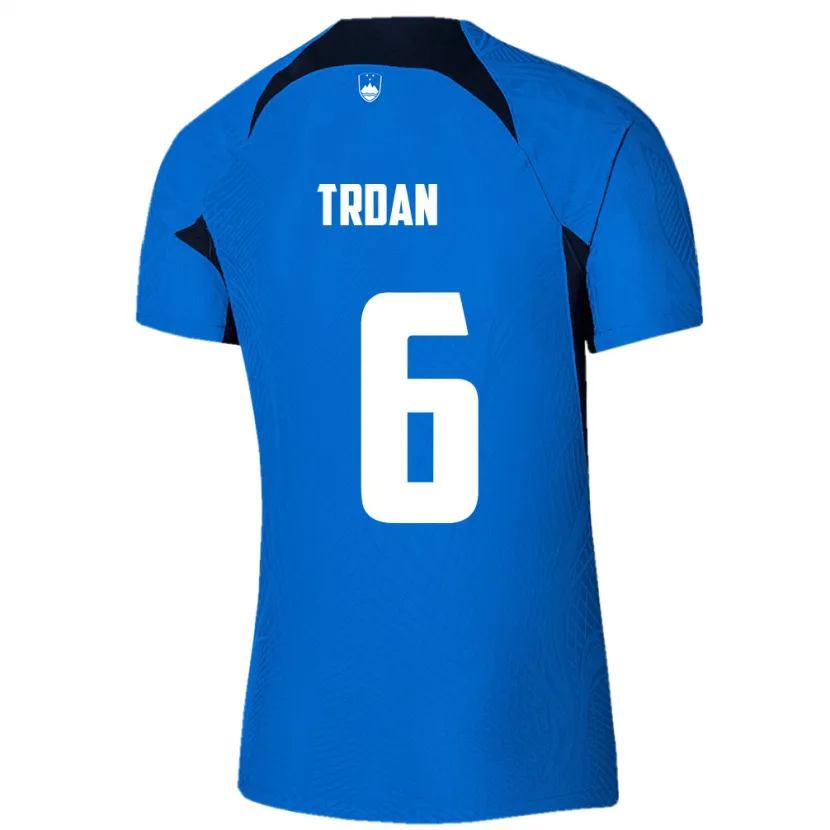 Danxen Men Slovenia Miha Trdan #6 Blue Away Jersey 24-26 T-Shirt