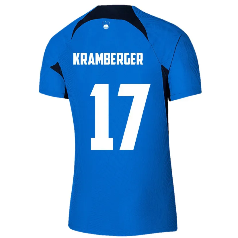 Danxen Men Slovenia Enej Kramberger #17 Blue Away Jersey 24-26 T-Shirt