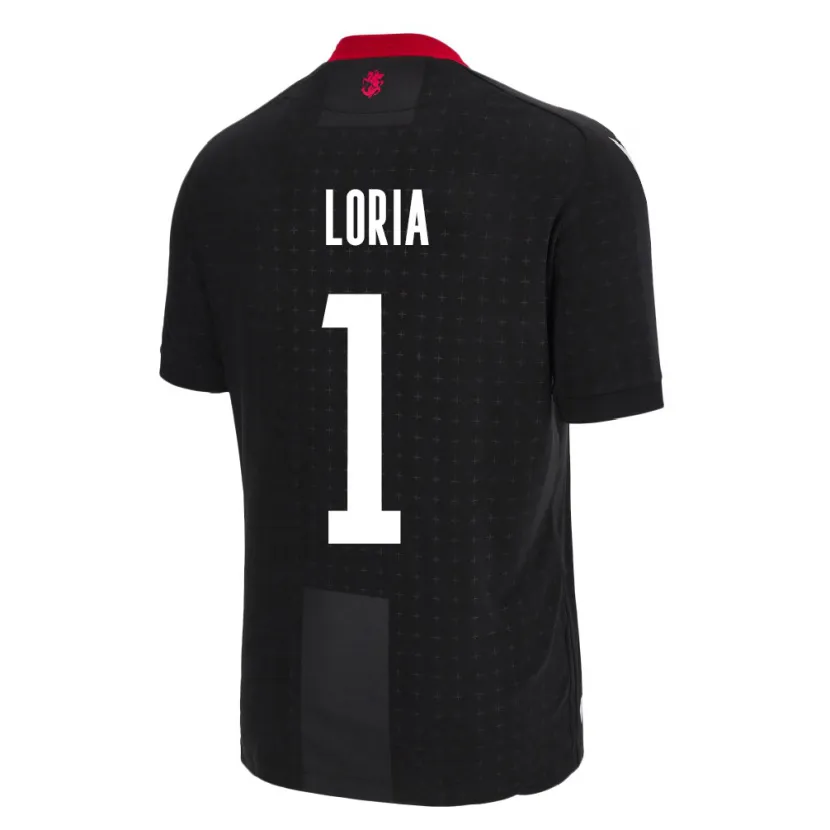 Danxen Men Georgia Giorgi Loria #1 Black Away Jersey 24-26 T-Shirt