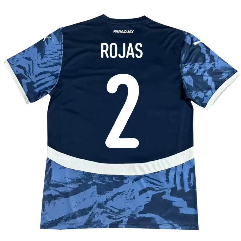 Danxen Men Paraguay Robert Rojas #2 Blue Away Jersey 24-26 T-Shirt