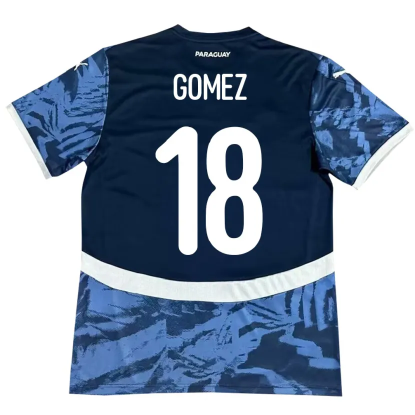 Danxen Men Paraguay Diego Gómez #18 Blue Away Jersey 24-26 T-Shirt