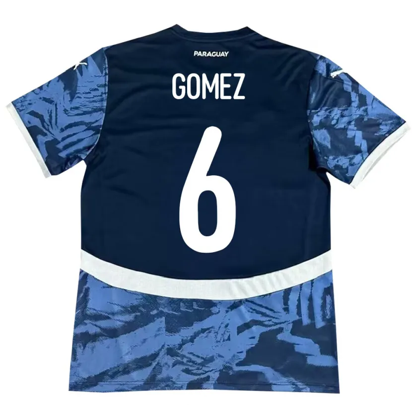 Danxen Men Paraguay Marcos Gómez #6 Blue Away Jersey 24-26 T-Shirt