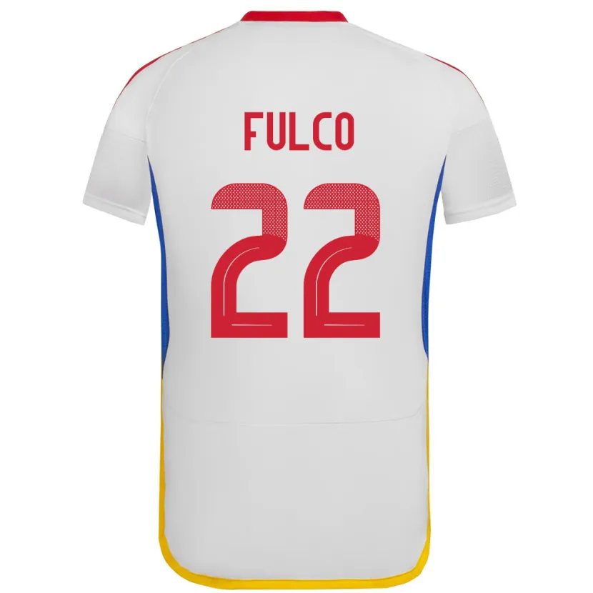 Danxen Men Venezuela Pedro Fulco #22 White Away Jersey 24-26 T-Shirt