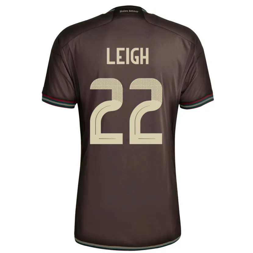 Danxen Men Jamaica Greg Leigh #22 Night Brown Away Jersey 24-26 T-Shirt