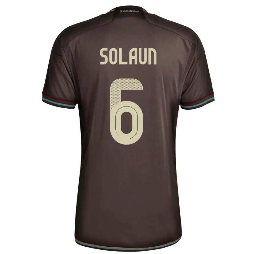 Danxen Men Jamaica Havana Solaun #6 Night Brown Away Jersey 24-26 T-Shirt