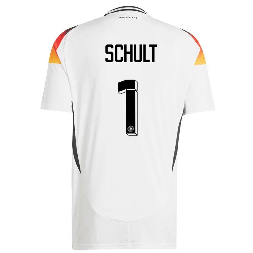 Danxen Women Germany Almuth Schult #1 White Home Jersey 24-26 T-Shirt