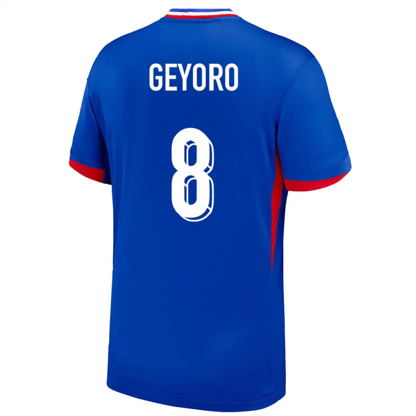 Danxen Women France Grace Geyoro #8 Blue Home Jersey 24-26 T-Shirt