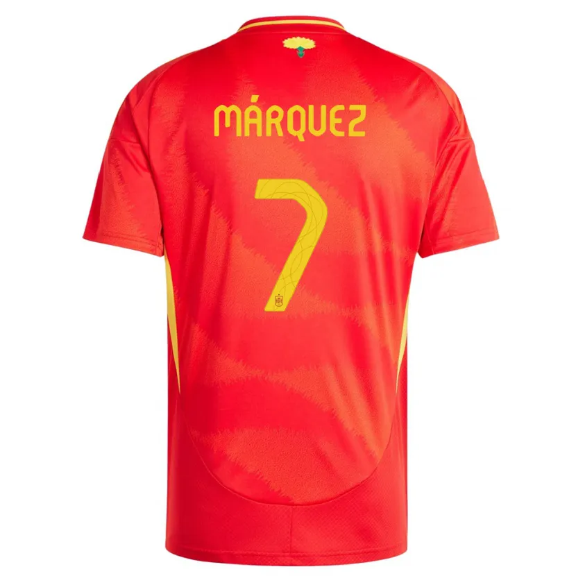 Danxen Women Spain Rosa Marquez #7 Red Home Jersey 24-26 T-Shirt