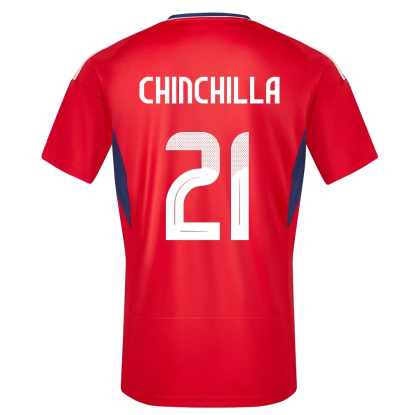 Danxen Women Costa Rica Viviana Chinchilla #21 Red Home Jersey 24-26 T-Shirt