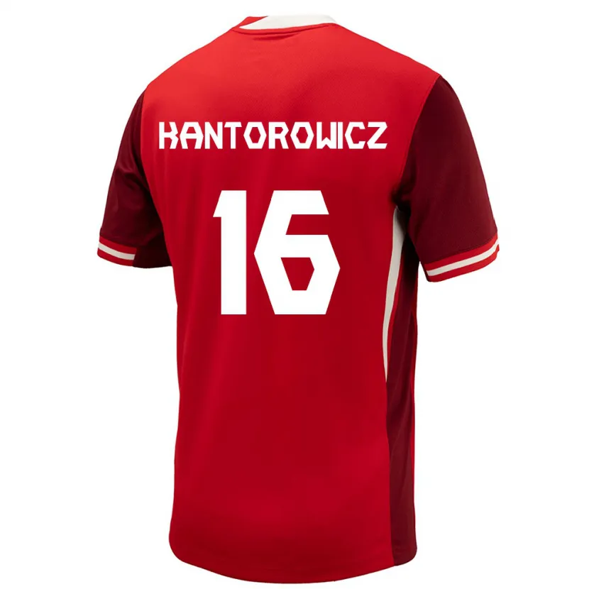 Danxen Women Canada Dominic Kantorowicz #16 Red Home Jersey 24-26 T-Shirt