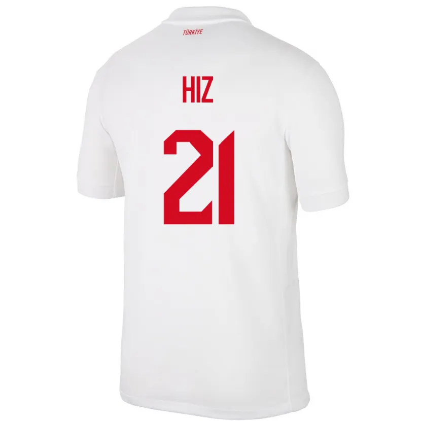 Danxen Women Turkey Gülbin Hız #21 White Home Jersey 24-26 T-Shirt