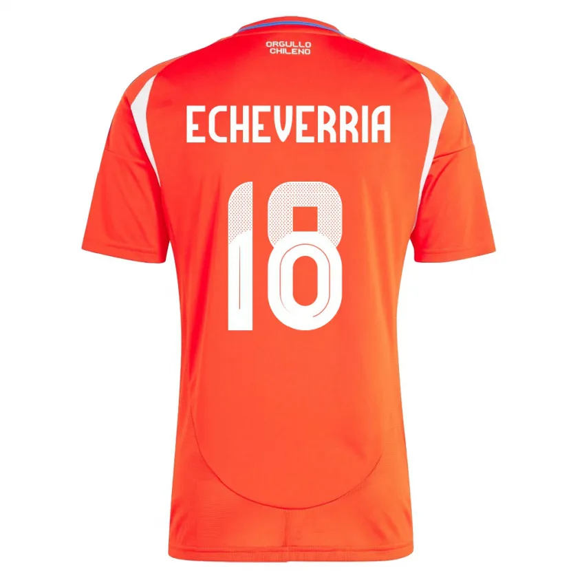 Danxen Women Chile Rodrigo Echeverría #18 Red Home Jersey 24-26 T-Shirt