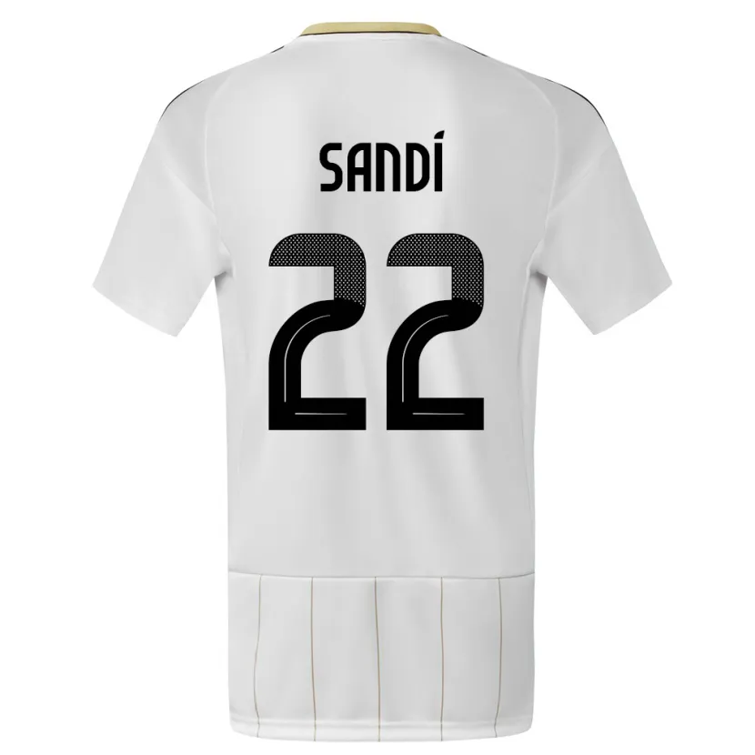 Danxen Women Costa Rica Cristel Sandi #22 White Away Jersey 24-26 T-Shirt