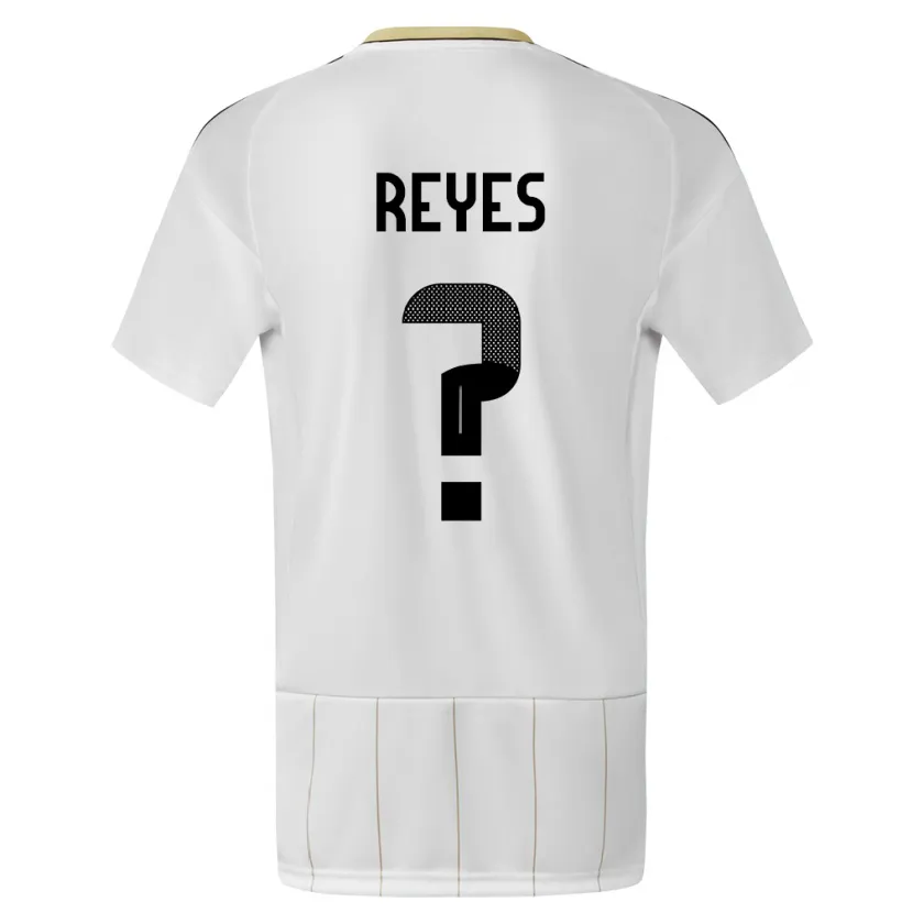 Danxen Women Costa Rica Kenan Reyes #0 White Away Jersey 24-26 T-Shirt