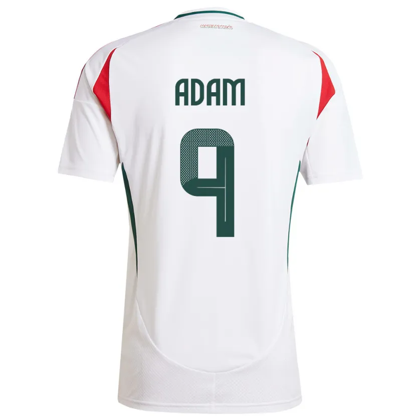 Danxen Women Hungary Martin Ádám #9 White Away Jersey 24-26 T-Shirt