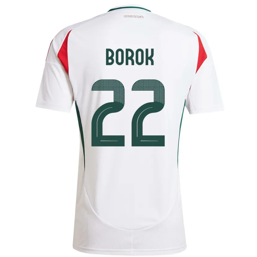 Danxen Women Hungary Dorina Borók #22 White Away Jersey 24-26 T-Shirt