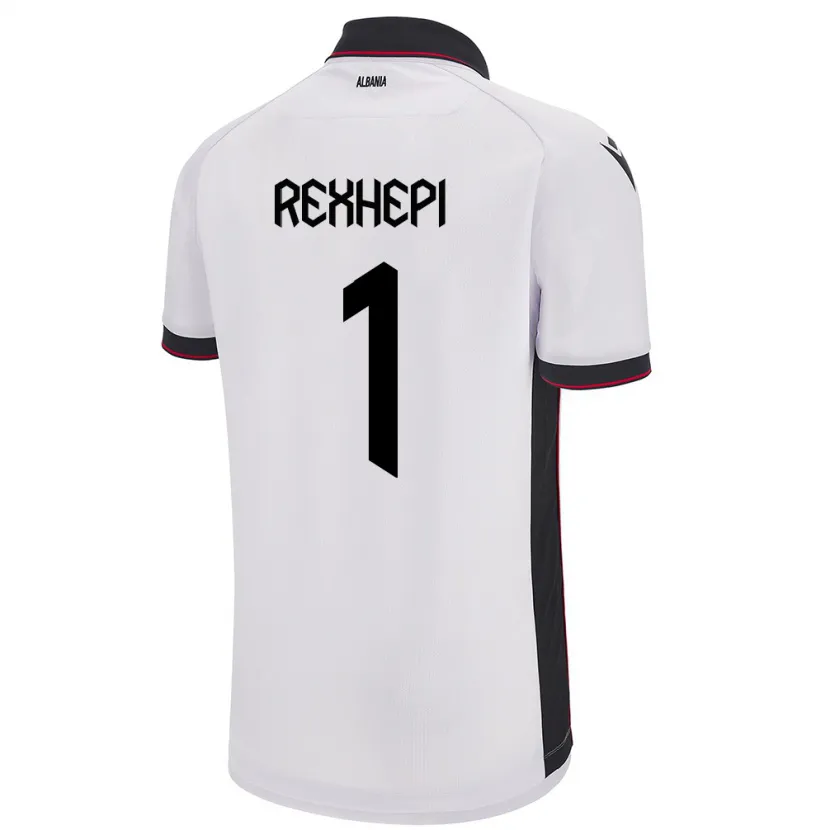 Danxen Women Albania Viona Rexhepi #1 White Away Jersey 24-26 T-Shirt