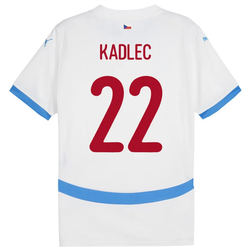 Danxen Women Czech Republic Adam Kadlec #22 White Away Jersey 24-26 T-Shirt