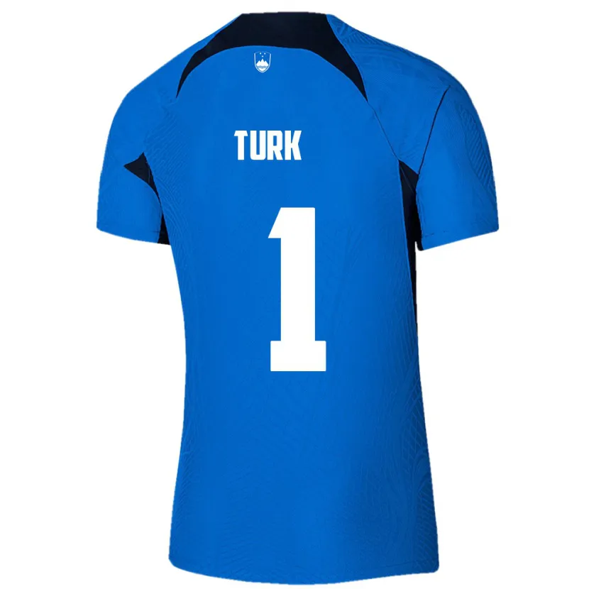 Danxen Women Slovenia Martin Turk #1 Blue Away Jersey 24-26 T-Shirt