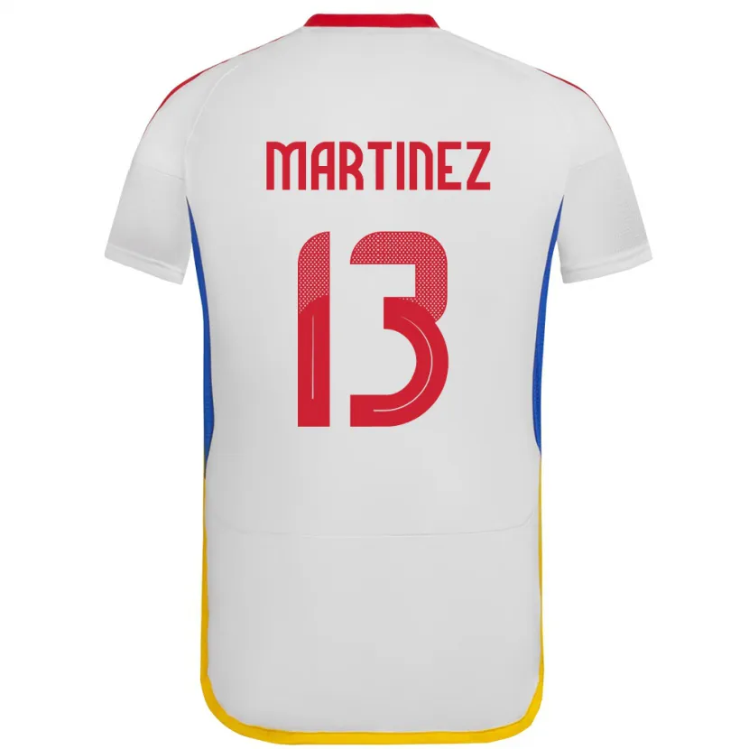 Danxen Women Venezuela José Martínez #13 White Away Jersey 24-26 T-Shirt