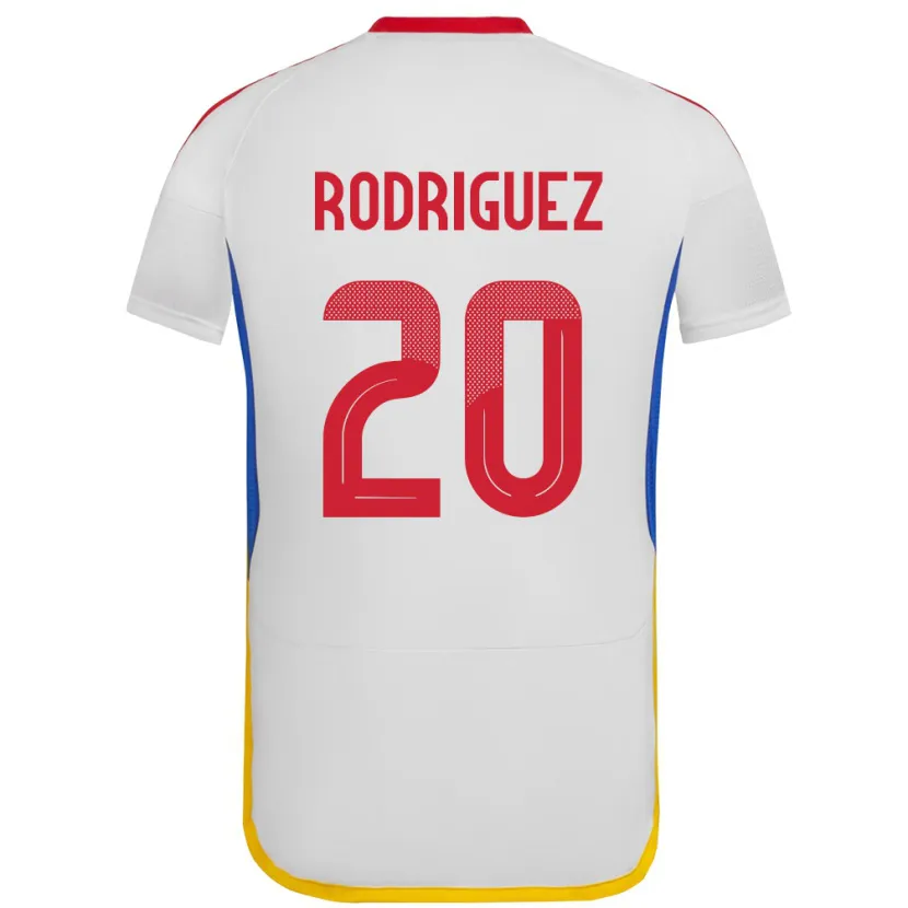 Danxen Women Venezuela Dayana Rodríguez #20 White Away Jersey 24-26 T-Shirt