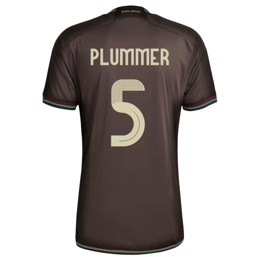 Danxen Women Jamaica Konya Plummer #5 Night Brown Away Jersey 24-26 T-Shirt