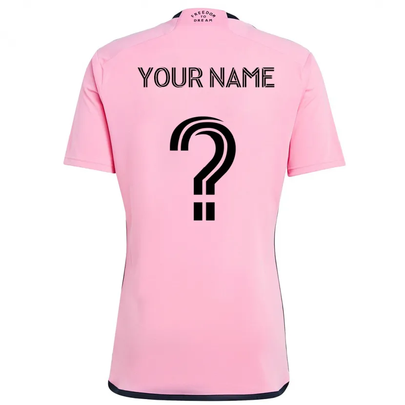 Danxen Kid Your Name #0 Pink Home Jersey 2024/25 T-Shirt