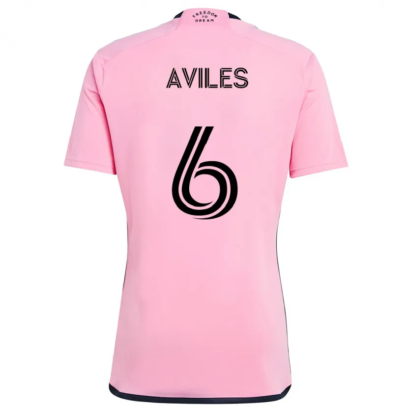 Danxen Kid Tomás Avilés #6 Pink Home Jersey 2024/25 T-Shirt