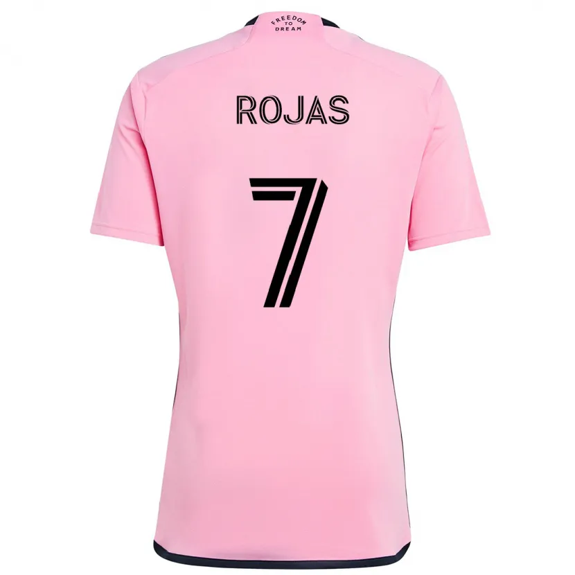 Danxen Kid Matías Rojas #7 Pink Home Jersey 2024/25 T-Shirt