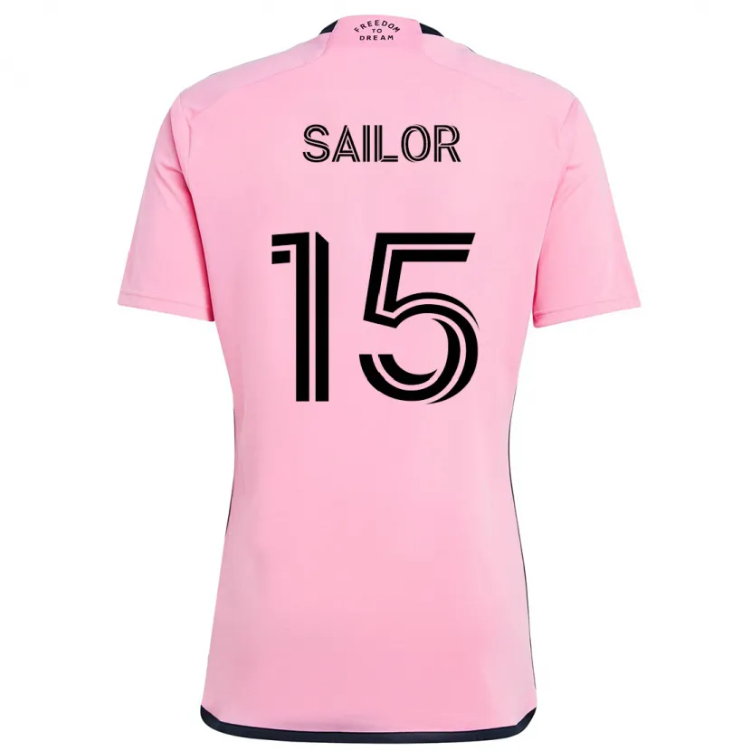 Danxen Kid Ryan Sailor #15 Pink Home Jersey 2024/25 T-Shirt