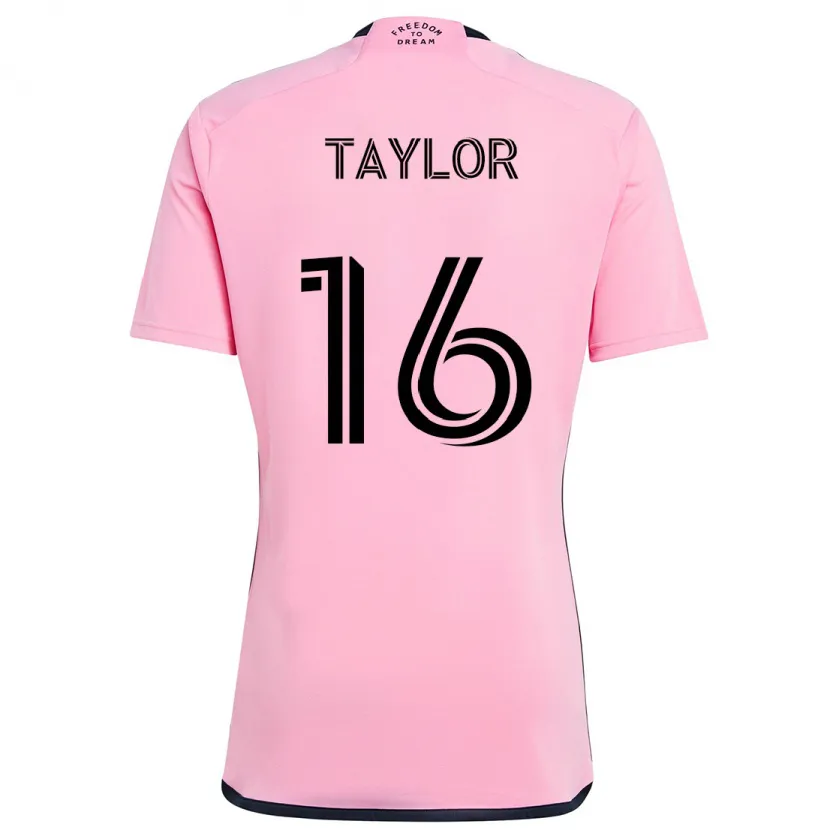 Danxen Kid Robert Taylor #16 Pink Home Jersey 2024/25 T-Shirt