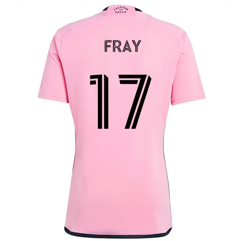 Danxen Kid Ian Fray #17 Pink Home Jersey 2024/25 T-Shirt