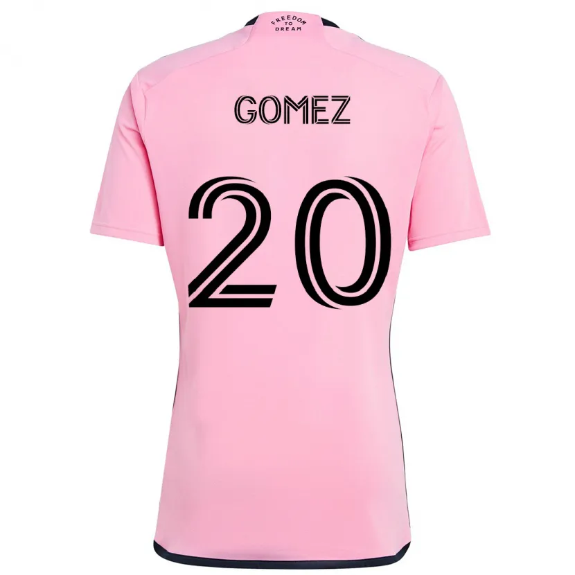 Danxen Kid Diego Gómez #20 Pink Home Jersey 2024/25 T-Shirt