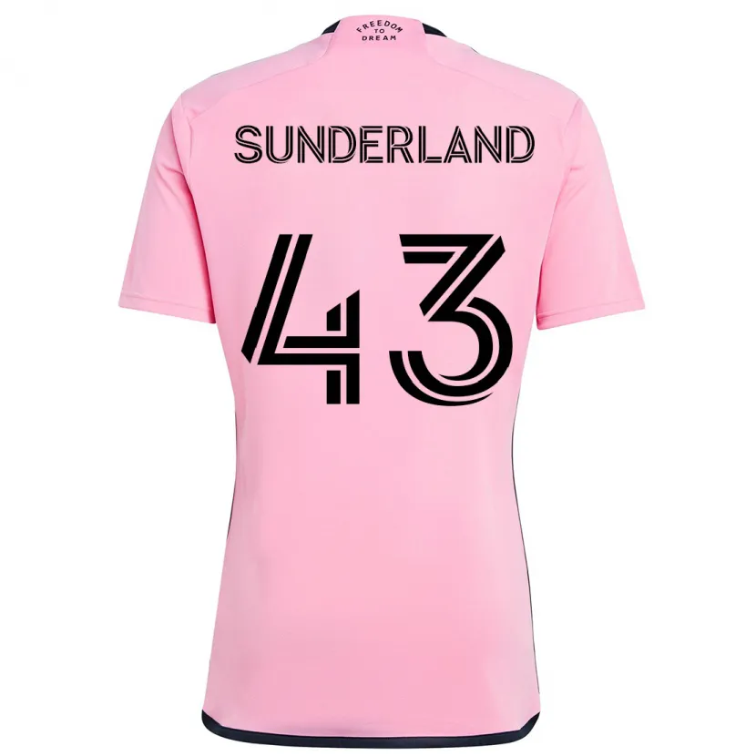 Danxen Kid Lawson Sunderland #43 Pink Home Jersey 2024/25 T-Shirt