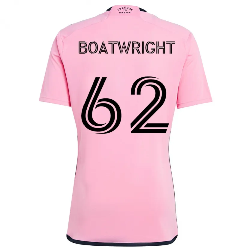 Danxen Kid Israel Boatwright #62 Pink Home Jersey 2024/25 T-Shirt