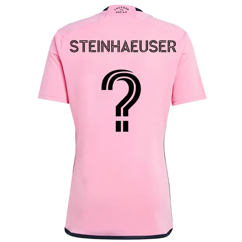 Danxen Kid Marcus Steinhaeuser #0 Pink Home Jersey 2024/25 T-Shirt