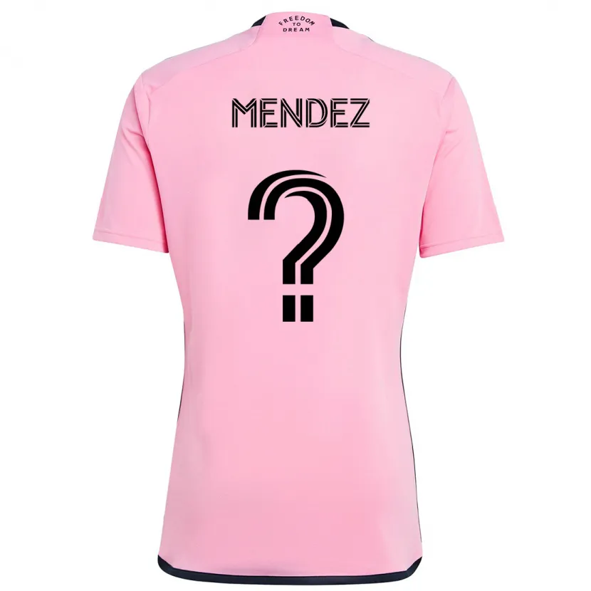 Danxen Kid Dylan Mendez #0 Pink Home Jersey 2024/25 T-Shirt