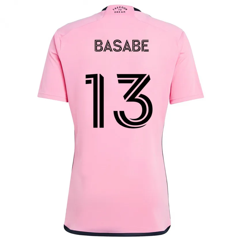 Danxen Kid Samuel Basabe #13 Pink Home Jersey 2024/25 T-Shirt