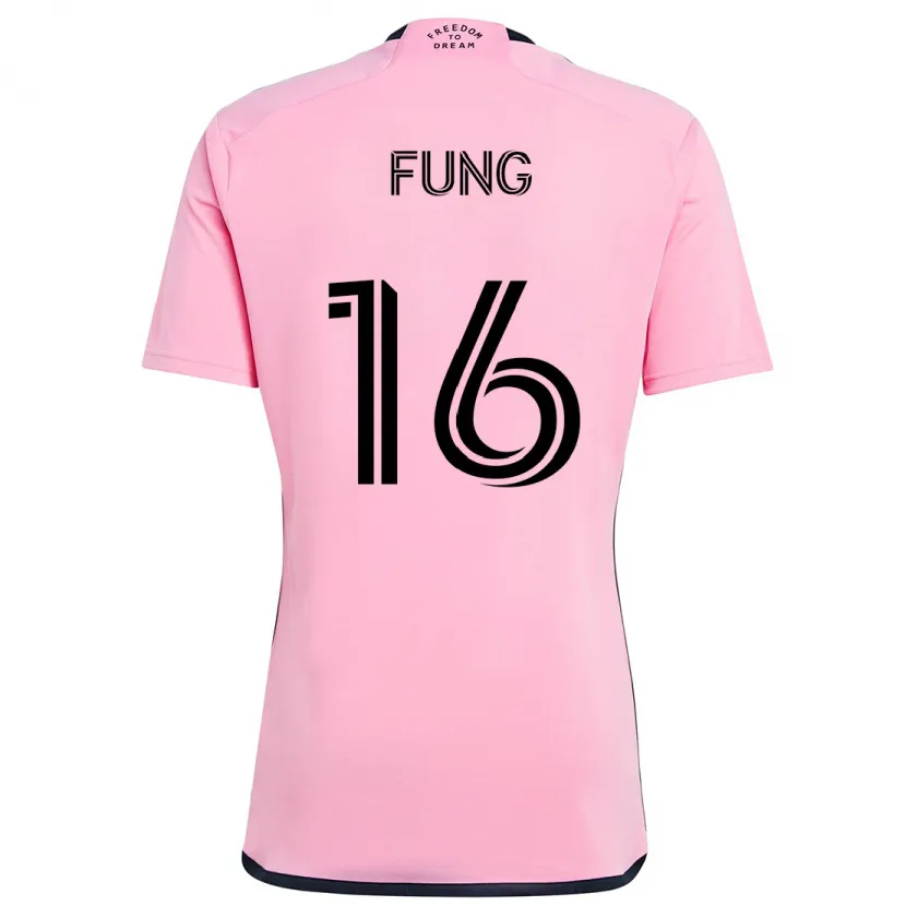 Danxen Kid Victor Fung #16 Pink Home Jersey 2024/25 T-Shirt