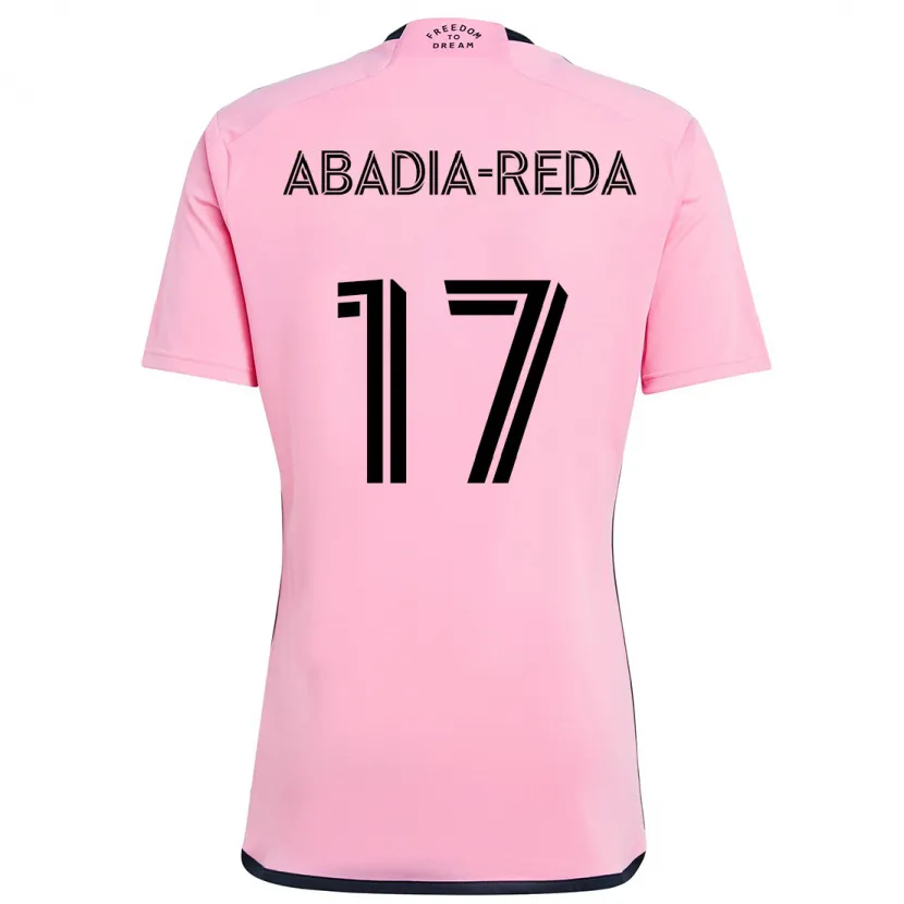 Danxen Kid Ezequiel Abadia-Reda #17 Pink Home Jersey 2024/25 T-Shirt