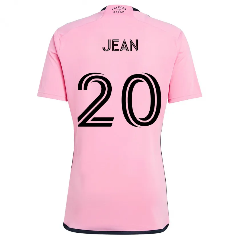 Danxen Kid Corentin Jean #20 Pink Home Jersey 2024/25 T-Shirt