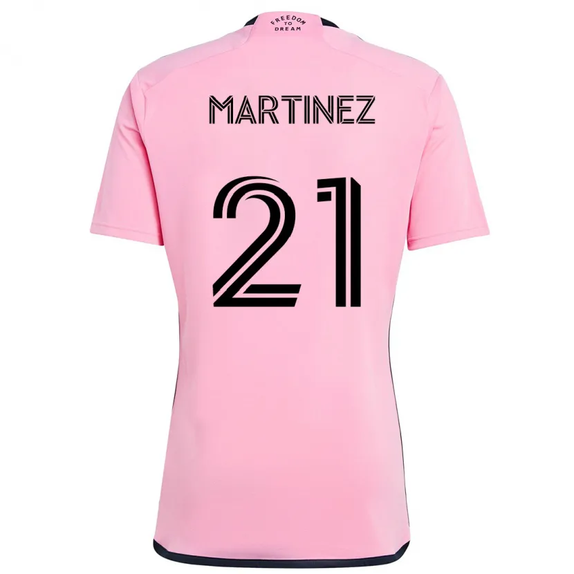 Danxen Kid Derrek Martinez #21 Pink Home Jersey 2024/25 T-Shirt