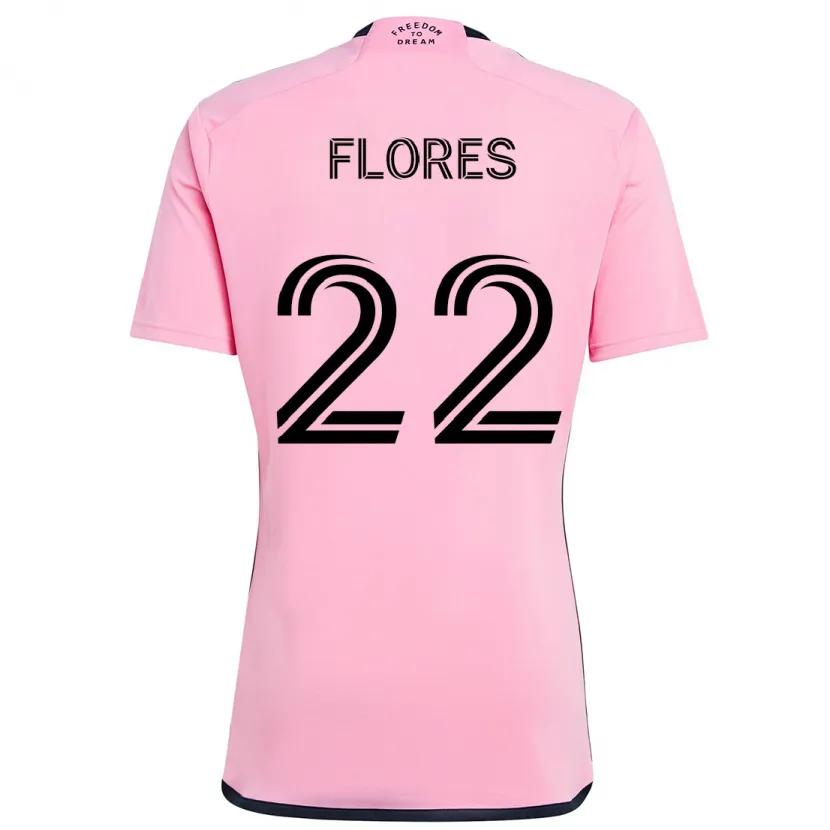 Danxen Kid Alejandro Flores #22 Pink Home Jersey 2024/25 T-Shirt