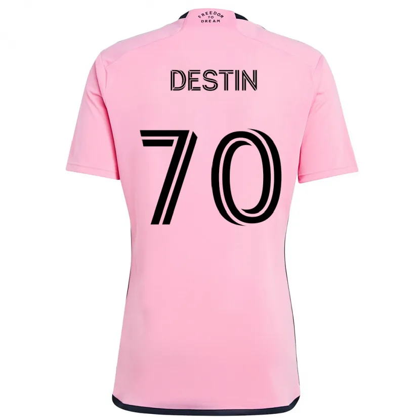 Danxen Kid Bryan Destin #70 Pink Home Jersey 2024/25 T-Shirt