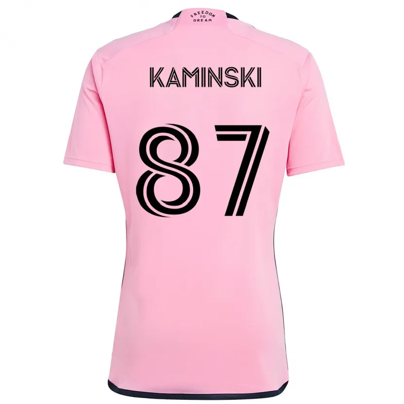 Danxen Kid Brett Kaminski #87 Pink Home Jersey 2024/25 T-Shirt