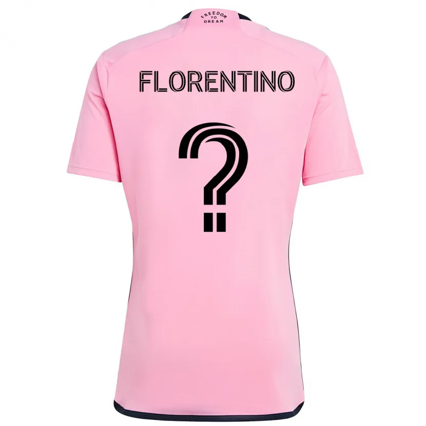 Danxen Kid Gabriel Florentino #0 Pink Home Jersey 2024/25 T-Shirt