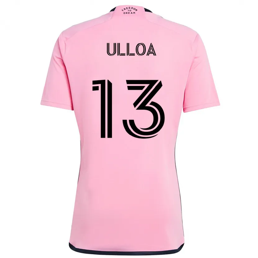 Danxen Kid Víctor Ulloa #13 Pink Home Jersey 2024/25 T-Shirt