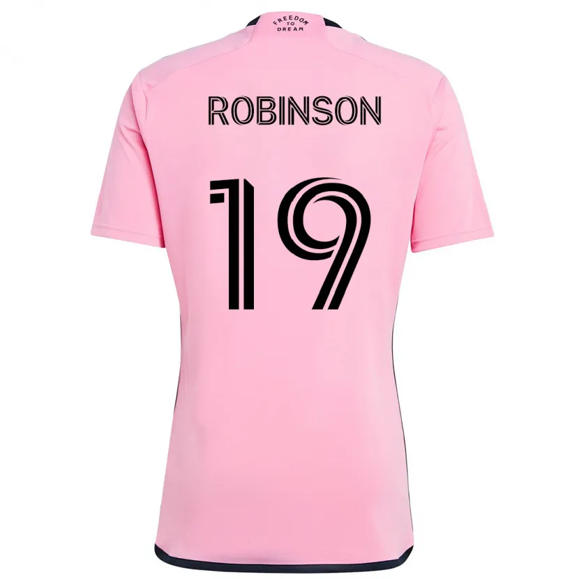 Danxen Kid Robbie Robinson #19 Pink Home Jersey 2024/25 T-Shirt