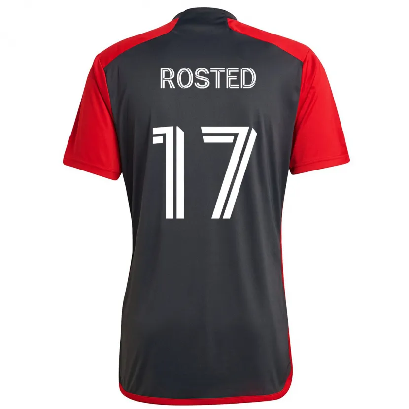 Danxen Kid Sigurd Rosted #17 Grayn Red Home Jersey 2024/25 T-Shirt