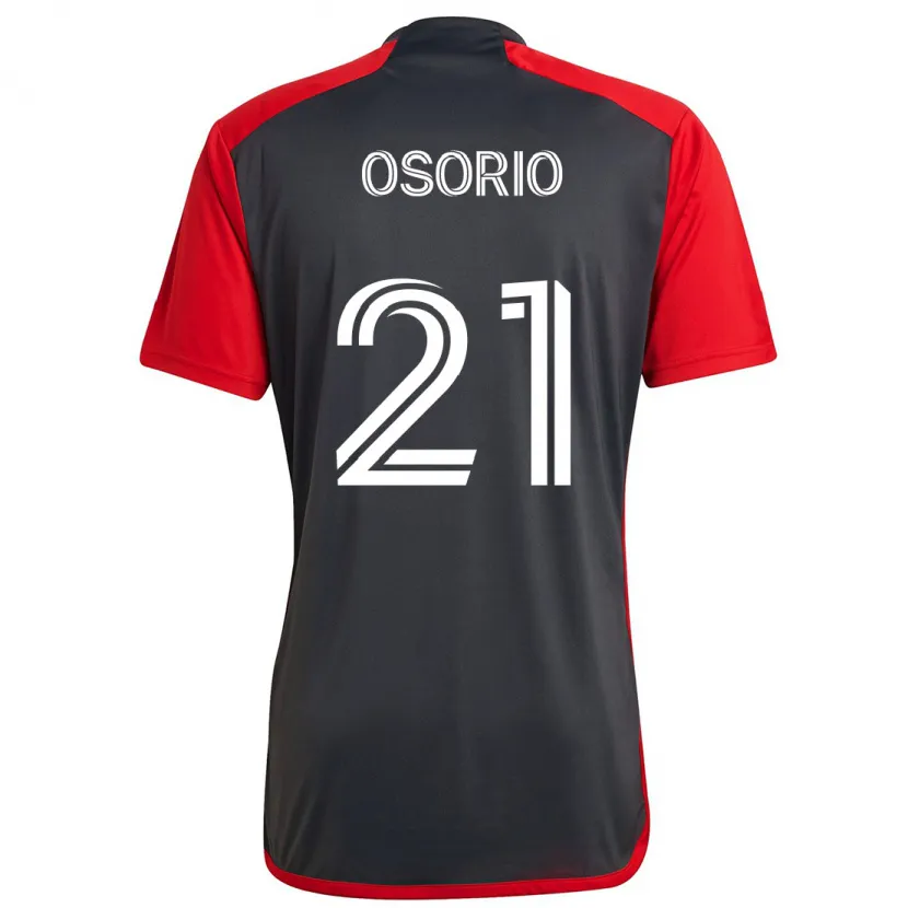 Danxen Kid Jonathan Osorio #21 Grayn Red Home Jersey 2024/25 T-Shirt